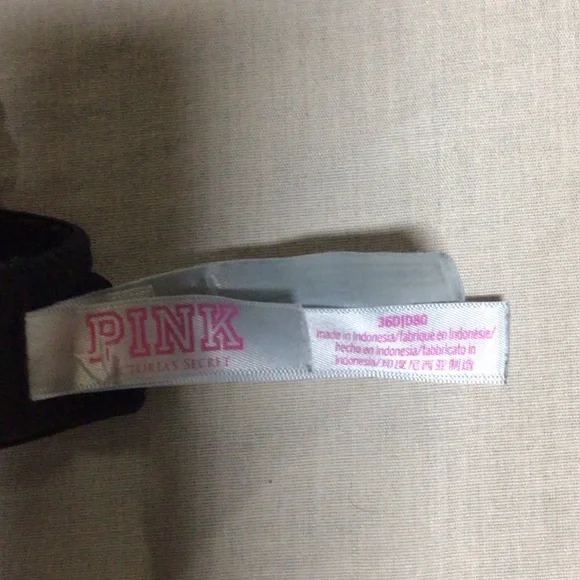PINK Victoria's Secret Black Lace Bra - Picture 2 of 9